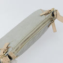 Salvatore Ferragamo Shoulder Bag Leather PVC Light Blue Gold Auth 158503-6
