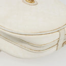 GUCCI Micro GG Supreme Shoulder Bag Leather White Gold 007 115 0088 Auth 158504-10
