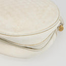 GUCCI Micro GG Supreme Shoulder Bag Leather White Gold 007 115 0088 Auth 158504-12
