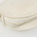 GUCCI Micro GG Supreme Shoulder Bag Leather White Gold 007 115 0088 Auth 158504-13