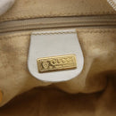 GUCCI Micro GG Supreme Shoulder Bag Leather White Gold 007 115 0088 Auth 158504-15