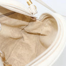 GUCCI Micro GG Supreme Shoulder Bag Leather White Gold 007 115 0088 Auth 158504-18