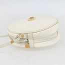 GUCCI Micro GG Supreme Shoulder Bag Leather White Gold 007 115 0088 Auth 158504-4