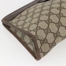 GUCCI GG Supreme Clutch Bag PVC Beige 67 039 5465 Auth 158505-11