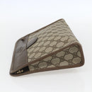 GUCCI GG Supreme Clutch Bag PVC Beige 67 039 5465 Auth 158505-4