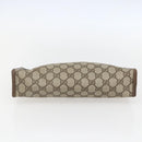 GUCCI GG Supreme Clutch Bag PVC Beige 67 039 5465 Auth 158505-7