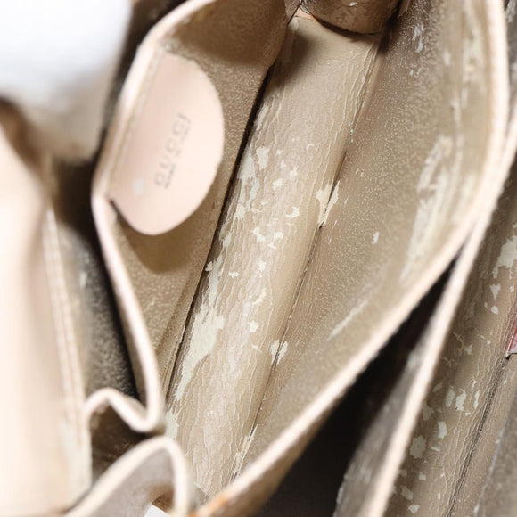 GUCCI Shoulder Bag Leather Pink Silver 007 406 0259 Auth 158508