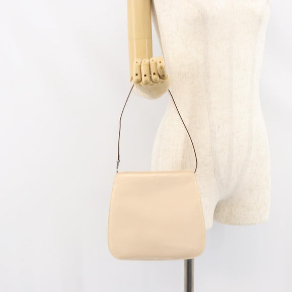 GUCCI Shoulder Bag Leather Pink Silver 007 406 0259 Auth 158508