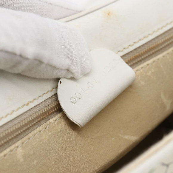 GUCCI Flora Shoulder Bag Canvas Beige Gold Auth 158509