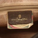 GUCCI GG Supreme Web Sherry Line Bag PVC Beige Gold 68 02 005 Auth 158512-16