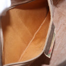 GUCCI GG Supreme Web Sherry Line Bag PVC Beige Gold 68 02 005 Auth 158512-21