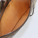 GUCCI GG Supreme Web Sherry Line Bag PVC Beige Gold 68 02 005 Auth 158512-22