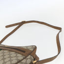 GUCCI GG Supreme Web Sherry Line Bag PVC Beige Gold 68 02 005 Auth 158512-8