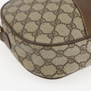 GUCCI GG Supreme Web Sherry Line Clutch Bag PVC Beige Gold 89 01 034 Auth 158515-15