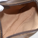 GUCCI GG Supreme Web Sherry Line Clutch Bag PVC Beige Gold 89 01 034 Auth 158515-10