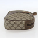 GUCCI GG Supreme Web Sherry Line Clutch Bag PVC Beige Gold 89 01 034 Auth 158515-4