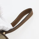 GUCCI GG Supreme Web Sherry Line Clutch Bag PVC Beige Gold 89 01 034 Auth 158515-8