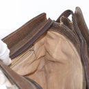 GUCCI GG Supreme Web Sherry Line Bag PVC Beige Gold 41 001 4085 Auth 158517-18