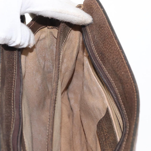 GUCCI GG Supreme Web Sherry Line Bag PVC Beige Gold 41 001 4085 Auth 158517