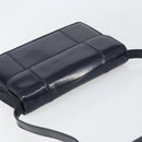 GUCCI Bamboo Shoulder Bag Patent leather Navy Gold Auth 158518-6