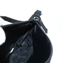 PRADA Accessory Pouch Nylon Black Silver Auth 158519V-18