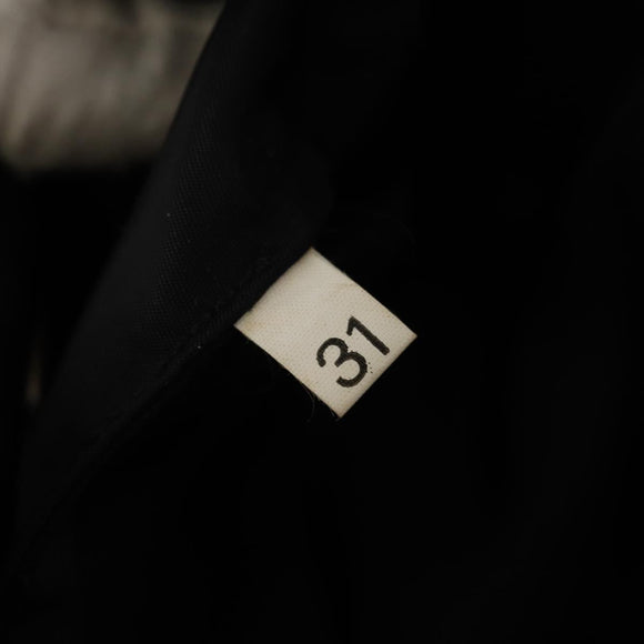 PRADA Accessory Pouch Nylon Black Silver Auth 158519V