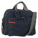 PRADA Sports Boston Bag Nylon 2way Navy Red Auth 158522-1