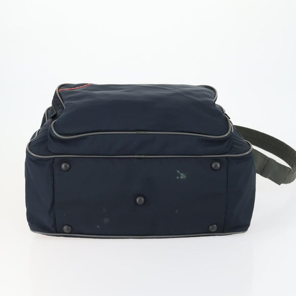 PRADA Sports Boston Bag Nylon 2way Navy Red Auth 158522