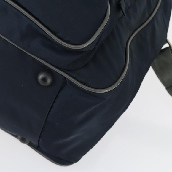 PRADA Sports Boston Bag Nylon 2way Navy Red Auth 158522