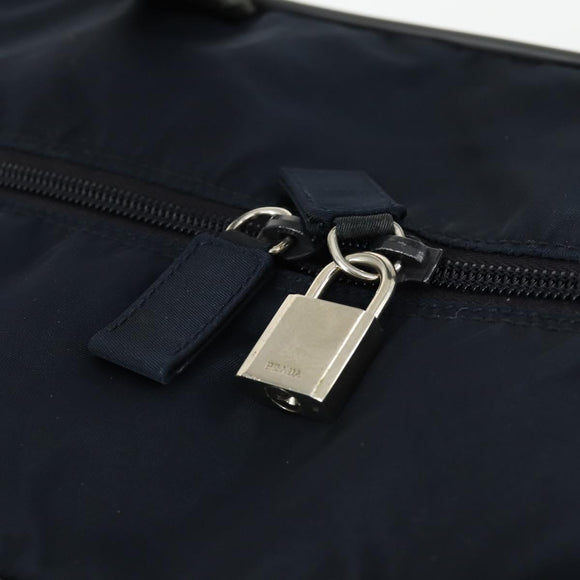 PRADA Sports Boston Bag Nylon 2way Navy Red Auth 158522