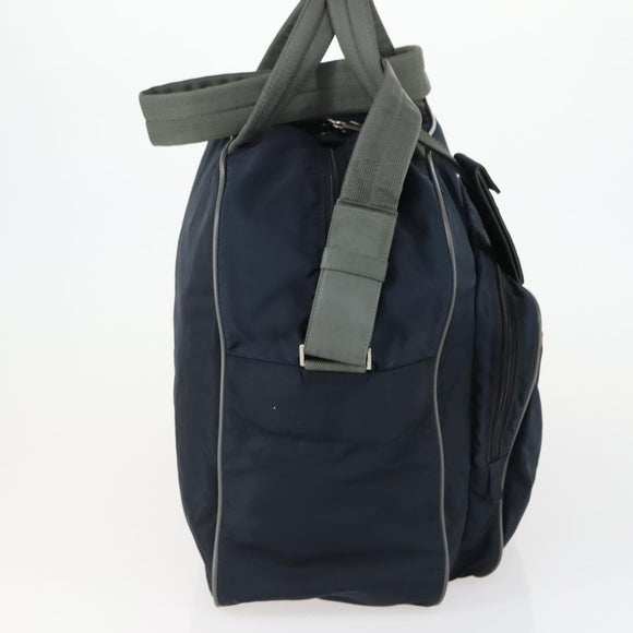 PRADA Sports Boston Bag Nylon 2way Navy Red Auth 158522