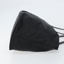 PRADA Tote Bag Nylon Black Silver Auth 158523-3