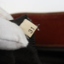 PRADA Tote Bag Canvas Beige Silver Auth 158525-12