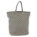GUCCI GG Canvas Tote Bag Navy Gold 002 1097 3444 Auth 158526-1