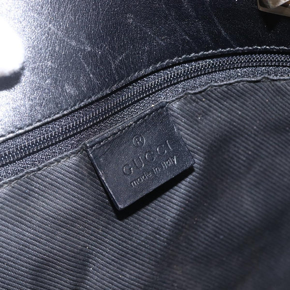 GUCCI GG Canvas Tote Bag Navy Gold 002 1097 3444 Auth 158526