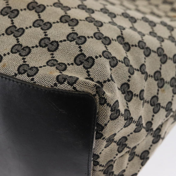 GUCCI GG Canvas Tote Bag Navy Gold 002 1097 3444 Auth 158526