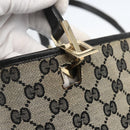 GUCCI GG Canvas Tote Bag Navy Gold 002 1097 3444 Auth 158526-8