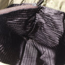 PRADA Tote Bag Nylon Khaki Silver Auth 158527-19