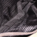 PRADA Tote Bag Nylon Khaki Silver Auth 158527-22