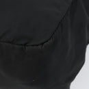 PRADA Tote Bag Nylon Black Silver Auth 158528-9