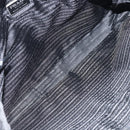 PRADA Tote Bag Nylon Black Silver Auth 158528-11