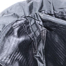 PRADA Tote Bag Nylon Black Silver Auth 158528-18