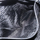 PRADA Tote Bag Nylon Black Silver Auth 158528-21