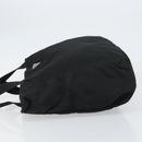 PRADA Tote Bag Nylon Black Silver Auth 158528-4