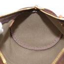 ETRO Paisley Hand Bag PVC Brown Gold Auth 158540-17