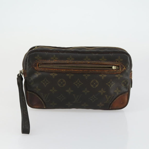 LOUIS VUITTON Monogram Clutch Bag 4 Set LV Auth 158548