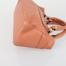 CELINE C Macadam Canvas Bag PVC Suede Leather 3 Set Brown Pink Auth 158549-11