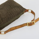 CELINE C Macadam Canvas Bag PVC Suede Leather 3 Set Brown Pink Auth 158549-19