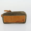 CELINE C Macadam Canvas Bag PVC Suede Leather 3 Set Brown Pink Auth 158549-21