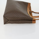 CELINE C Macadam Canvas Bag PVC Suede Leather 3 Set Brown Pink Auth 158549-4